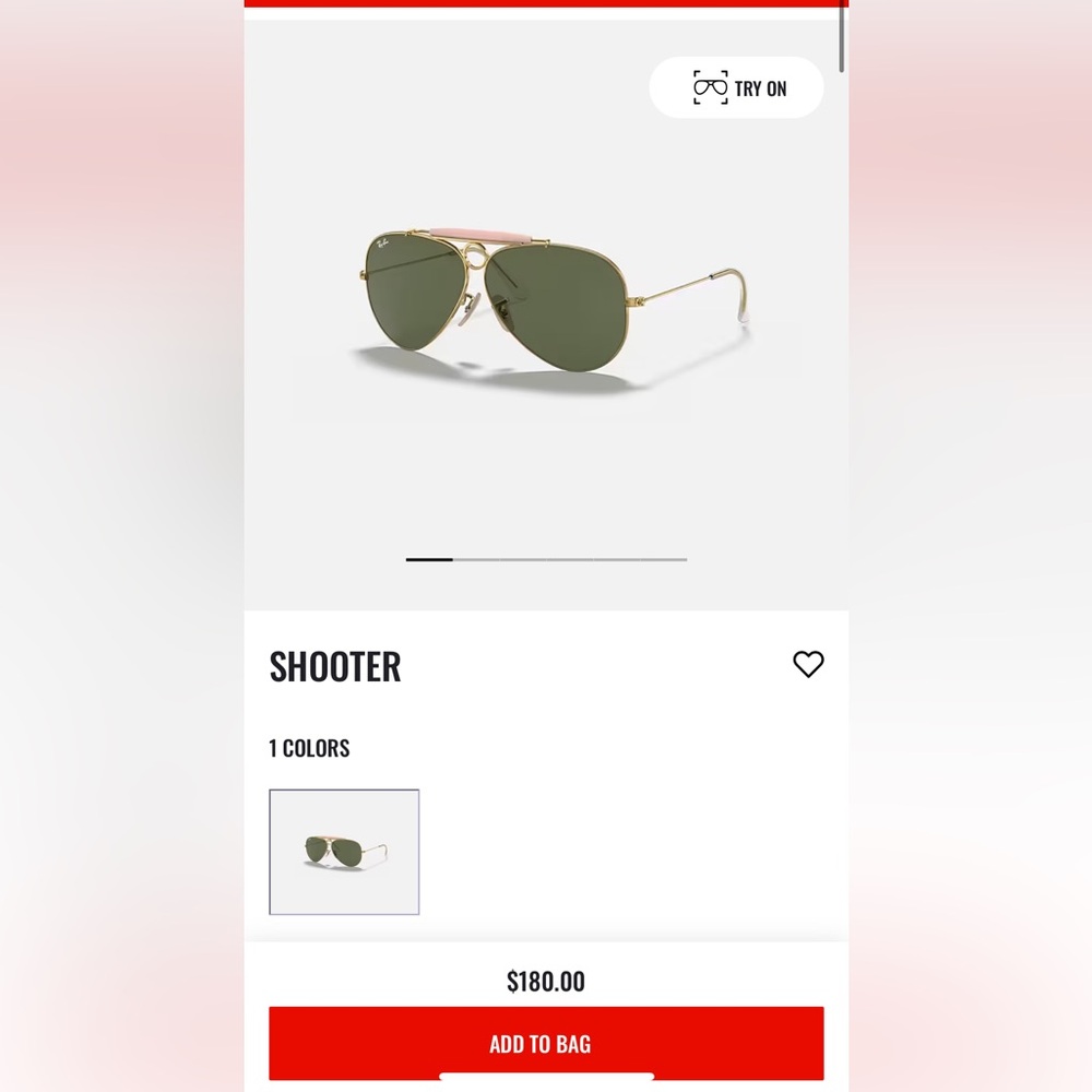 RayBan Shooter glasses! never worn